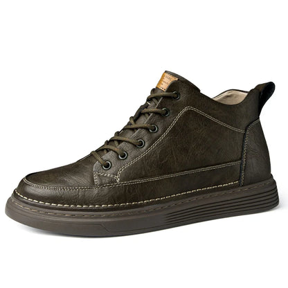 Classic Leather Ankle Boots - BritishElegance