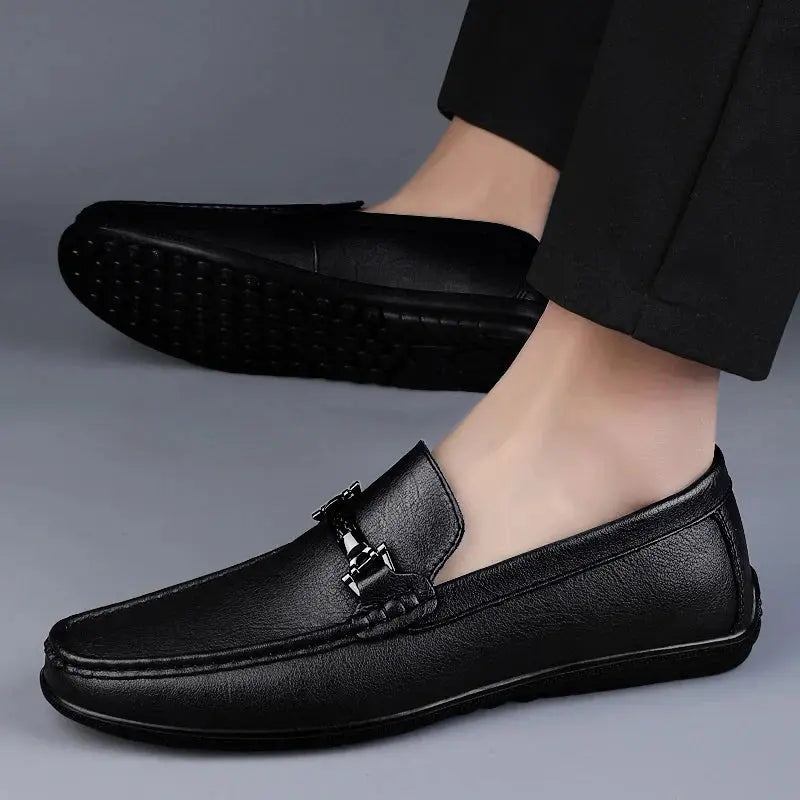 Vecchia | Leather Loafers – Classic Sophistication with Modern Detail