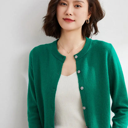 Cozy Cashmere Open Front Cardigan for Women