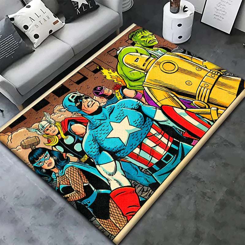 Colorful Kids Rug Soft Playroom Carpet for Bedrooms