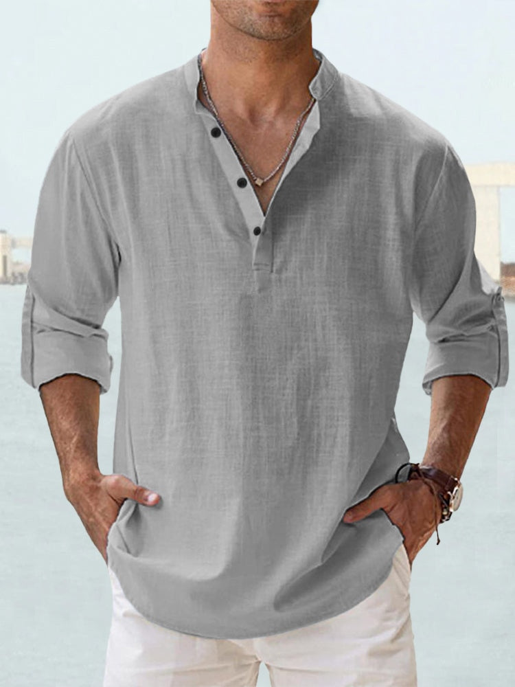 Comfortable Men's Shirt - Loose Fit - Lightweight and Stylish
