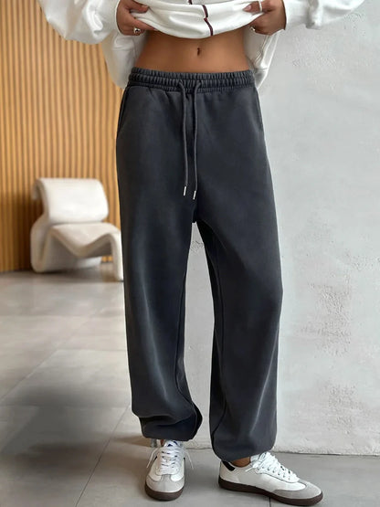 Comfortable Loose Fit Women's Cotton Jogger Pants