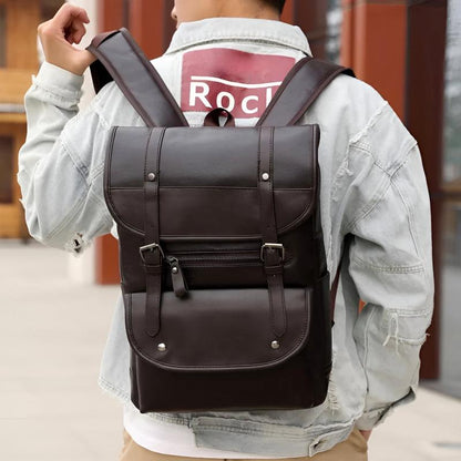Arthur Structured Backpack | Flap Closure Buckle Fastenings Backpack