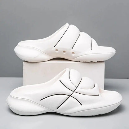 Basketball Slides for Men – Soft Cushion Sports Sandals