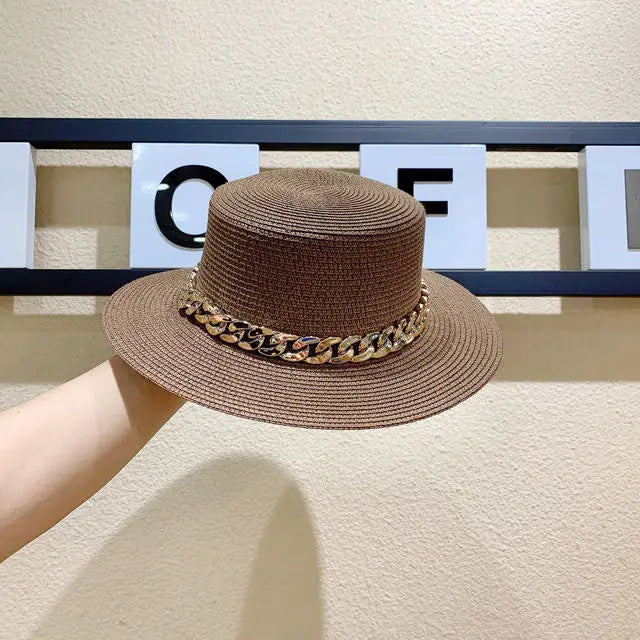 Classic Wide Brim Sun Straw Hat