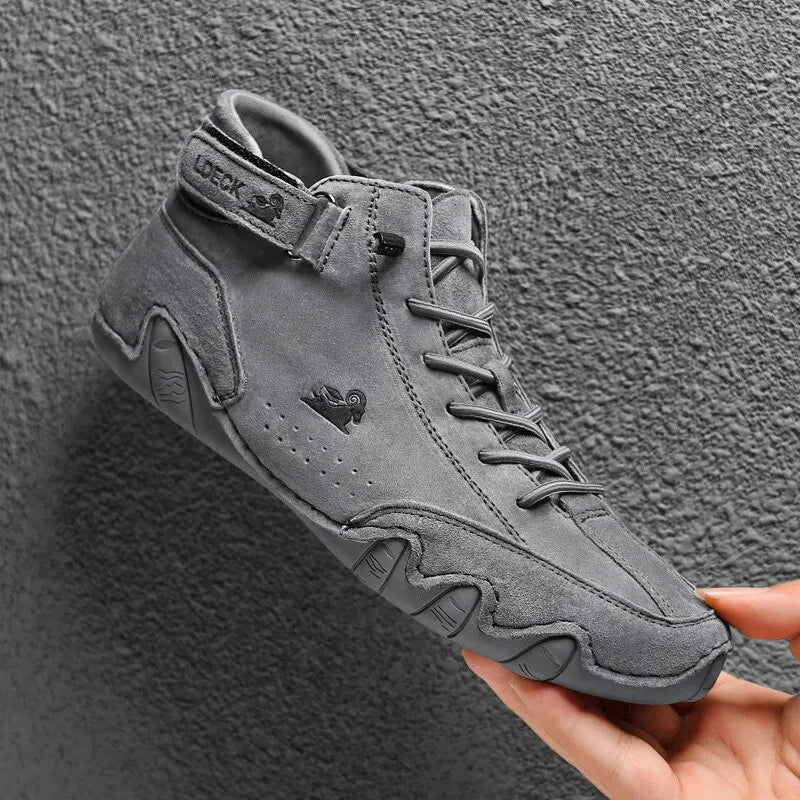 Waterproof Comfortable Mens Leather Boots