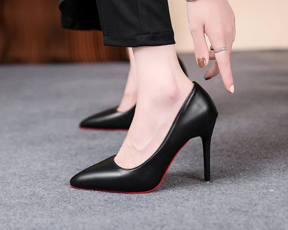 Luxury High Heel Red Shoes for Women
