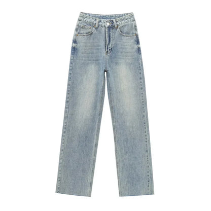 Comfortable High Waisted Wide Leg Jeans Women