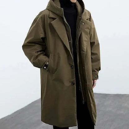 Warm Padded Mens Cargo Jacket