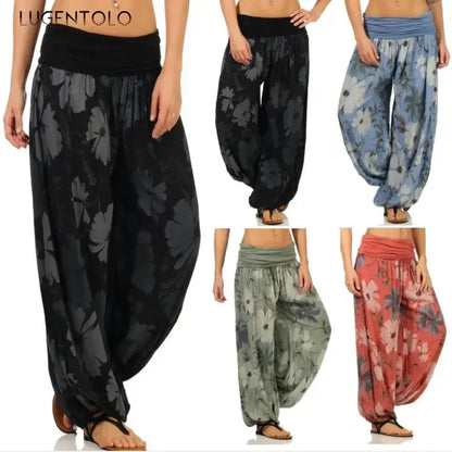 Curvy Fashion Wide Leg Jeans Pants - BritishElegance