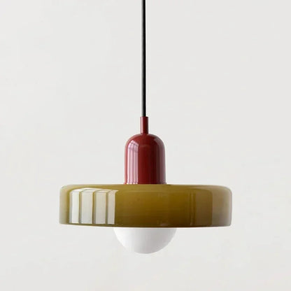 Elegant Glass Pendant LED Ceiling Light Fixture