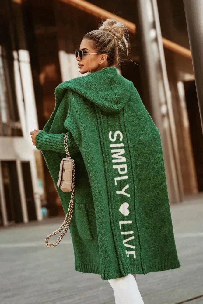 Women's Long Parka Hooded Jacket
