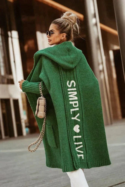 Women's Long Parka Hooded Jacket