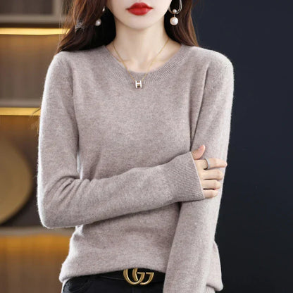 Warm Cozy Cashmere Blend Winter Sweater