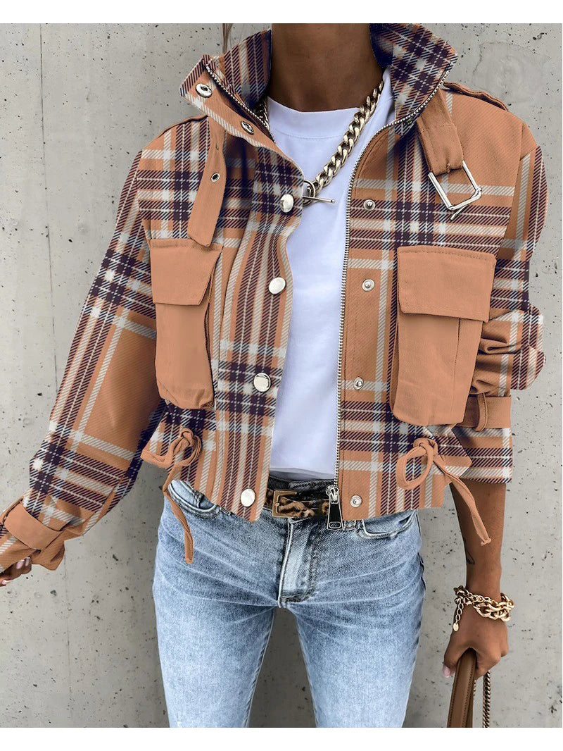 Fashionable Urban Button Coat - BritishElegance