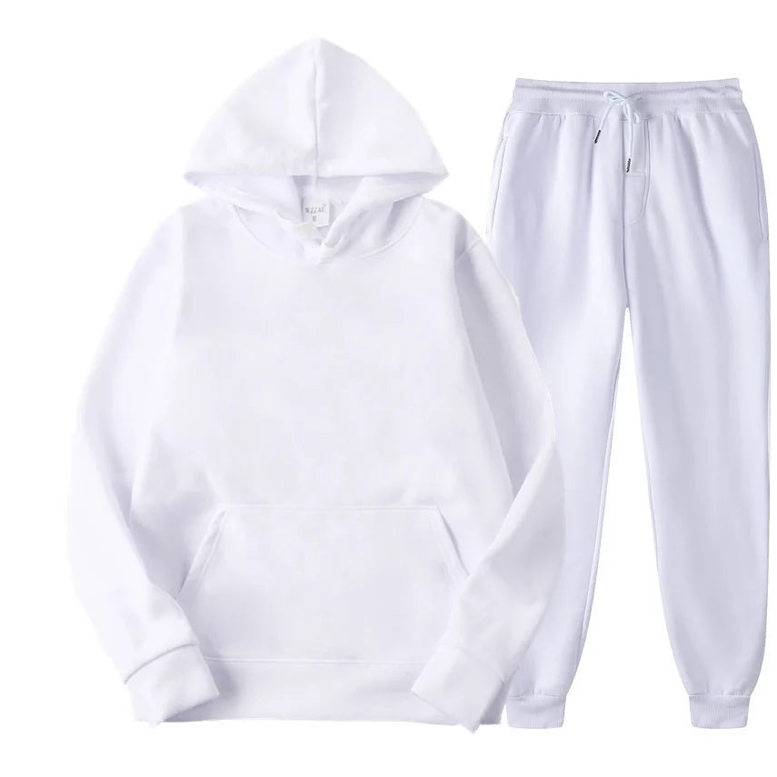 Classic Crew Neck Sweat Suit Set