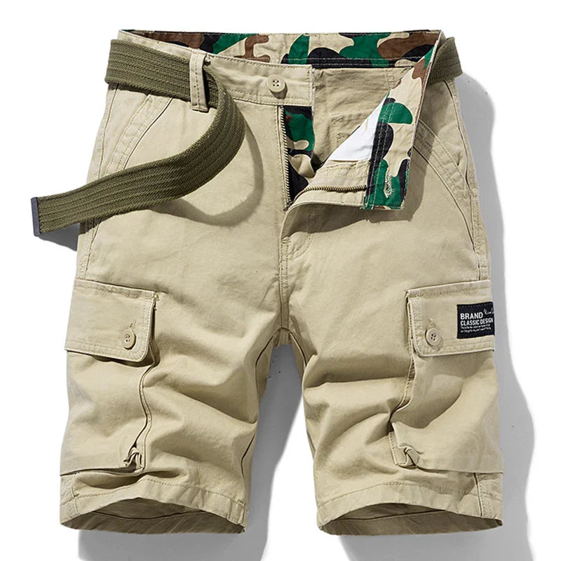 Comfortable Men's Summer Shorts with Pocket Storage - BritishElegance
