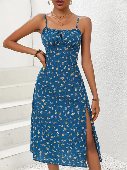 Classic Dot Sundress with Thin Straps