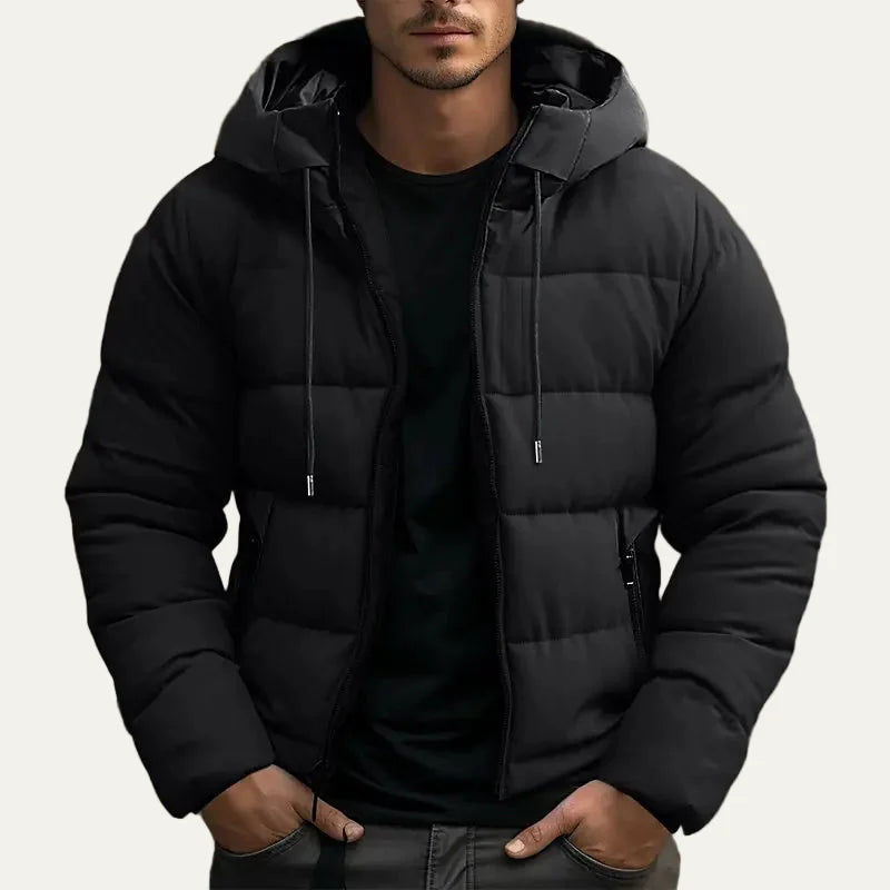 Men’s Hooded Quilted Puffer Jacket