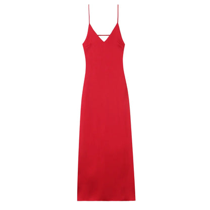V-Neck Maxi Dress - Casual Flowy Summer Dress
