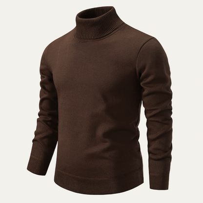 Men’s Fitted Classic Turtleneck Sweater
