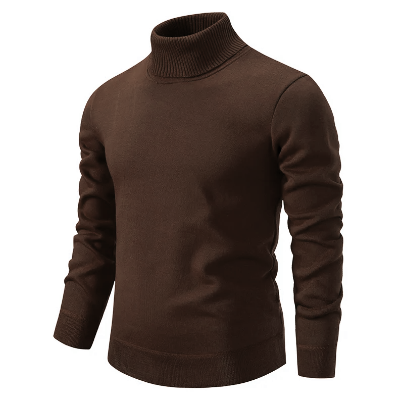 Men’s Cotton Turtleneck Jumper – Premium Knitwear for Autumn