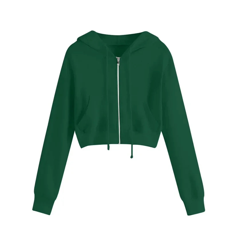 Ava | Women's Short Winter Hoodie Sweatshirt
