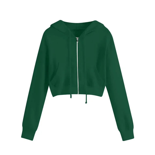 Ava | Women's Short Winter Hoodie Sweatshirt