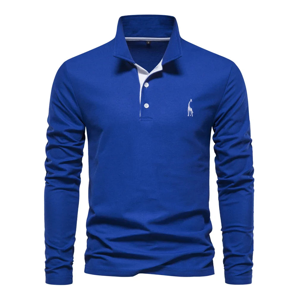 Classic Embroidered Mens Polo Shirt