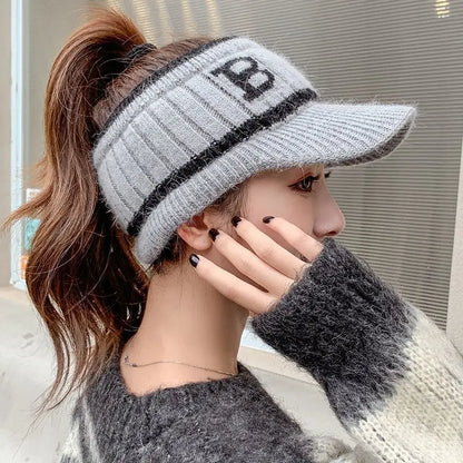 Warm Women's Cable Knit Hat