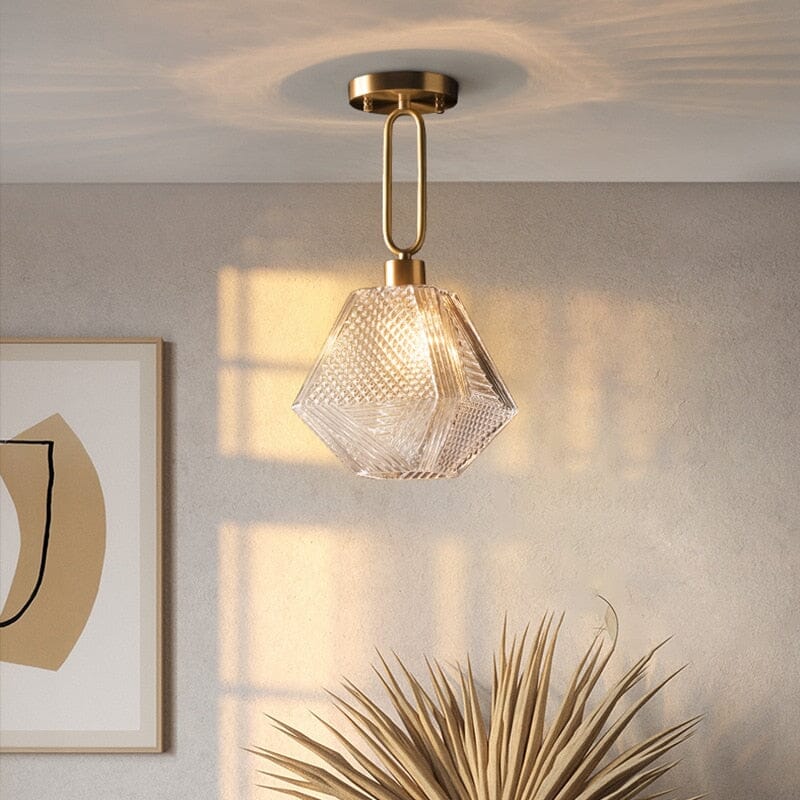 Clear Crystal Drop Pendant - BritishElegance