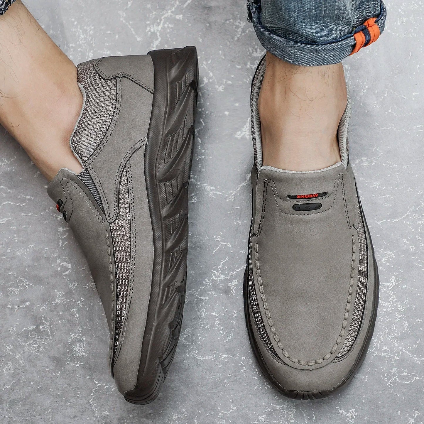 Breathable Leather Sneakers