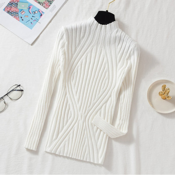 Classic Cozy Knit Winter Sweater for Women