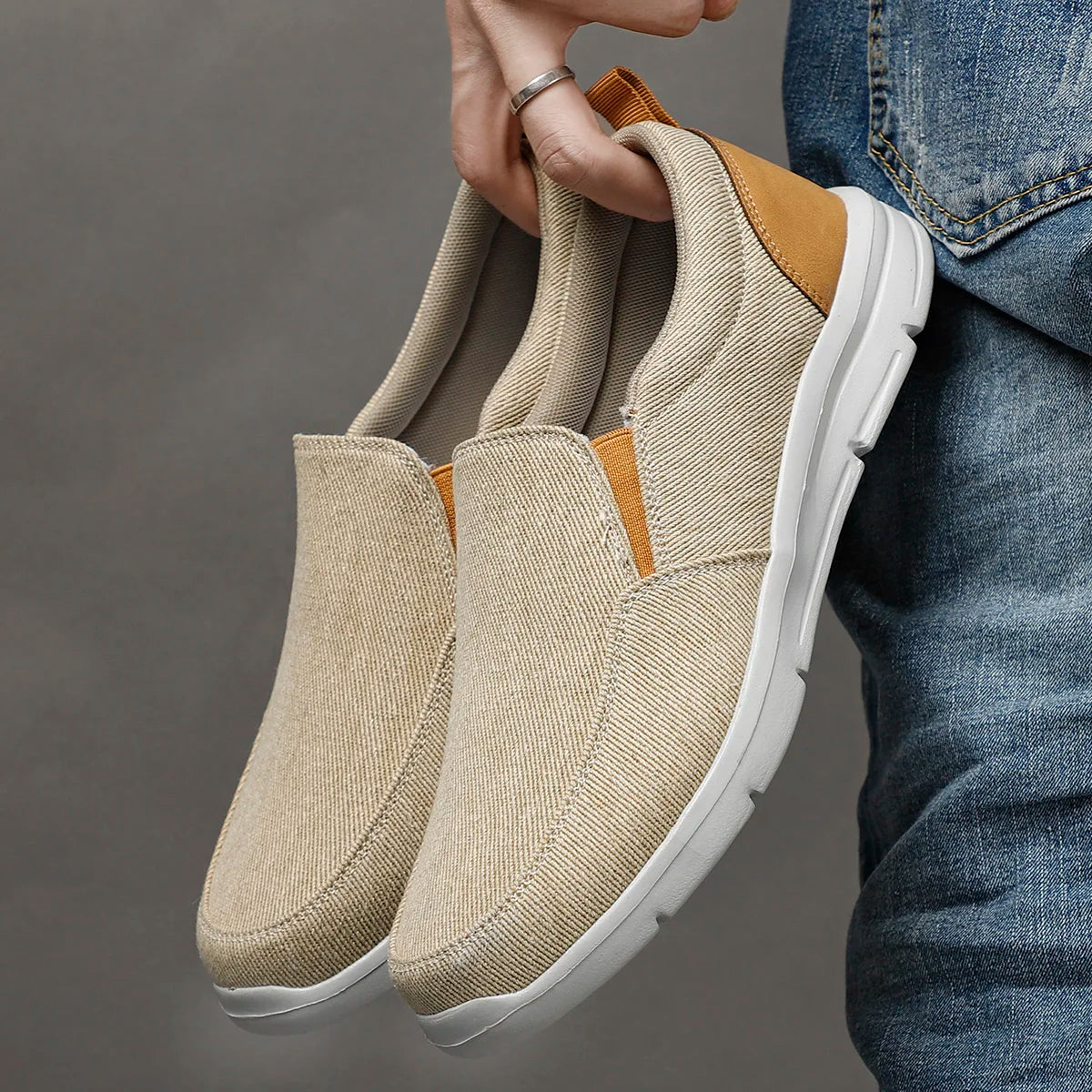 Breathable Canvas Loafers