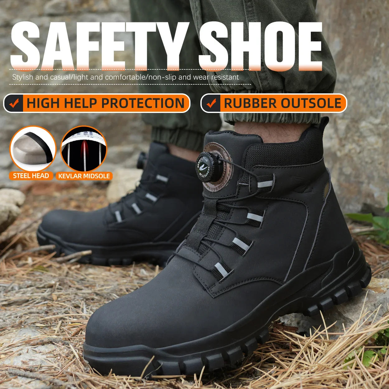 Waterproof Steel Toe Safety Boots