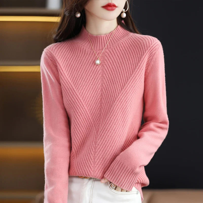 Warm Women's Cable Knit Sweater