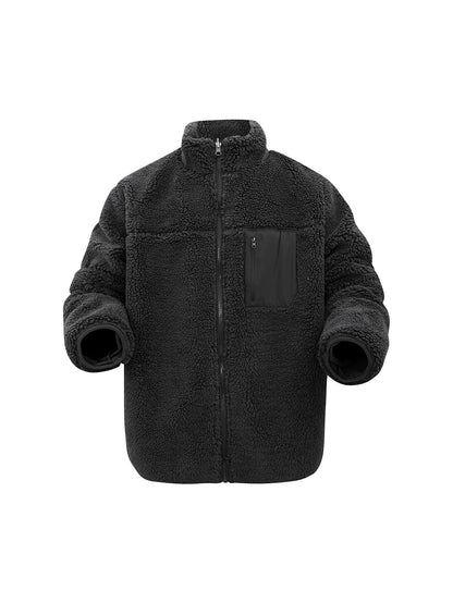 Large Plush Fleece Coat for Men