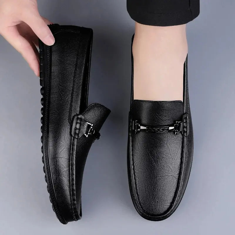 Vecchia | Leather Loafers – Classic Sophistication with Modern Detail
