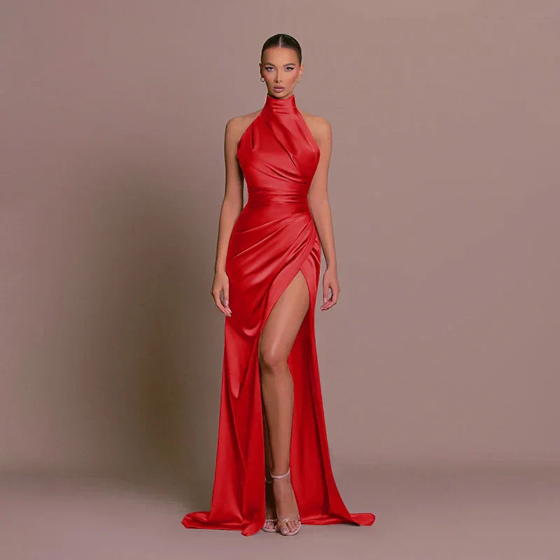 Carla | Chic Long-Sleeve Formal Gown