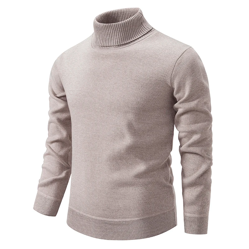 Men’s Cotton Turtleneck Jumper – Premium Knitwear for Autumn