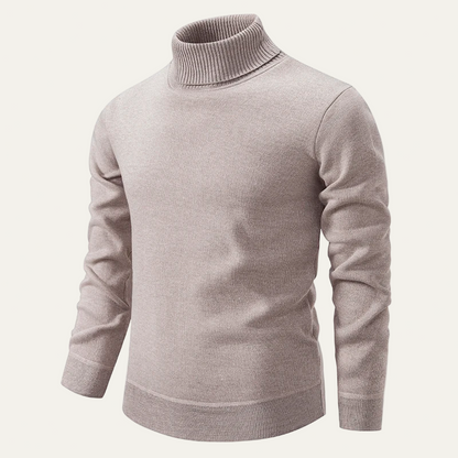 Men’s Fitted Classic Turtleneck Sweater