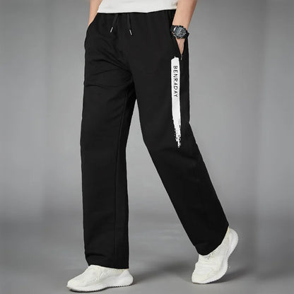 Comfortable Fit Men's Stripe Jogger Pants