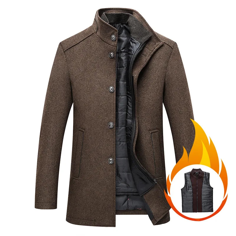 Waterproof Breathable Mens Parka Vest Jacket - BritishElegance