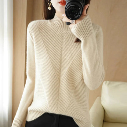 Warm Women's Cable Knit Sweater