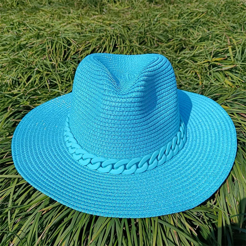 Classic Wide Brim Sun Straw Hat