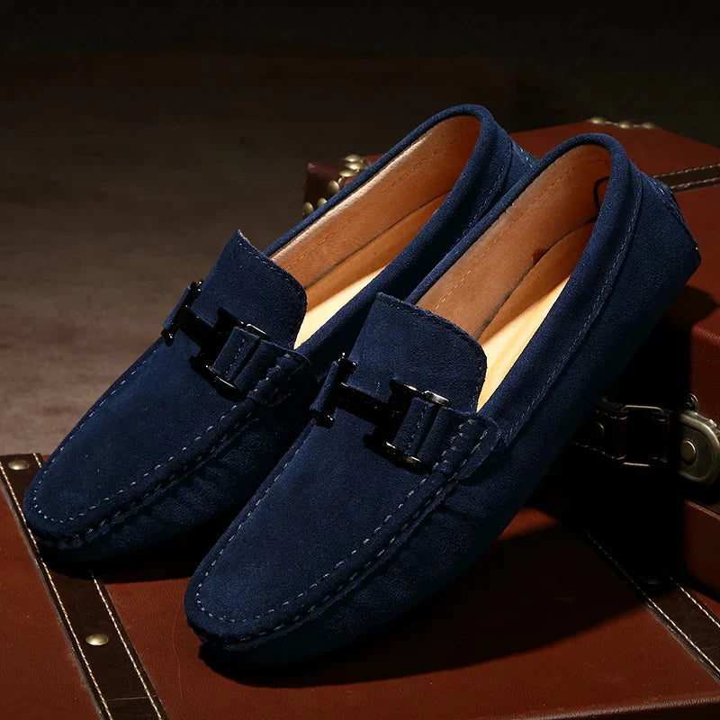 Comfortable Suede Slip-On Loafers – Men’s Soft Leather Shoes - BritishElegance
