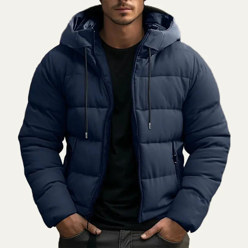 Men’s Hooded Quilted Puffer Jacket