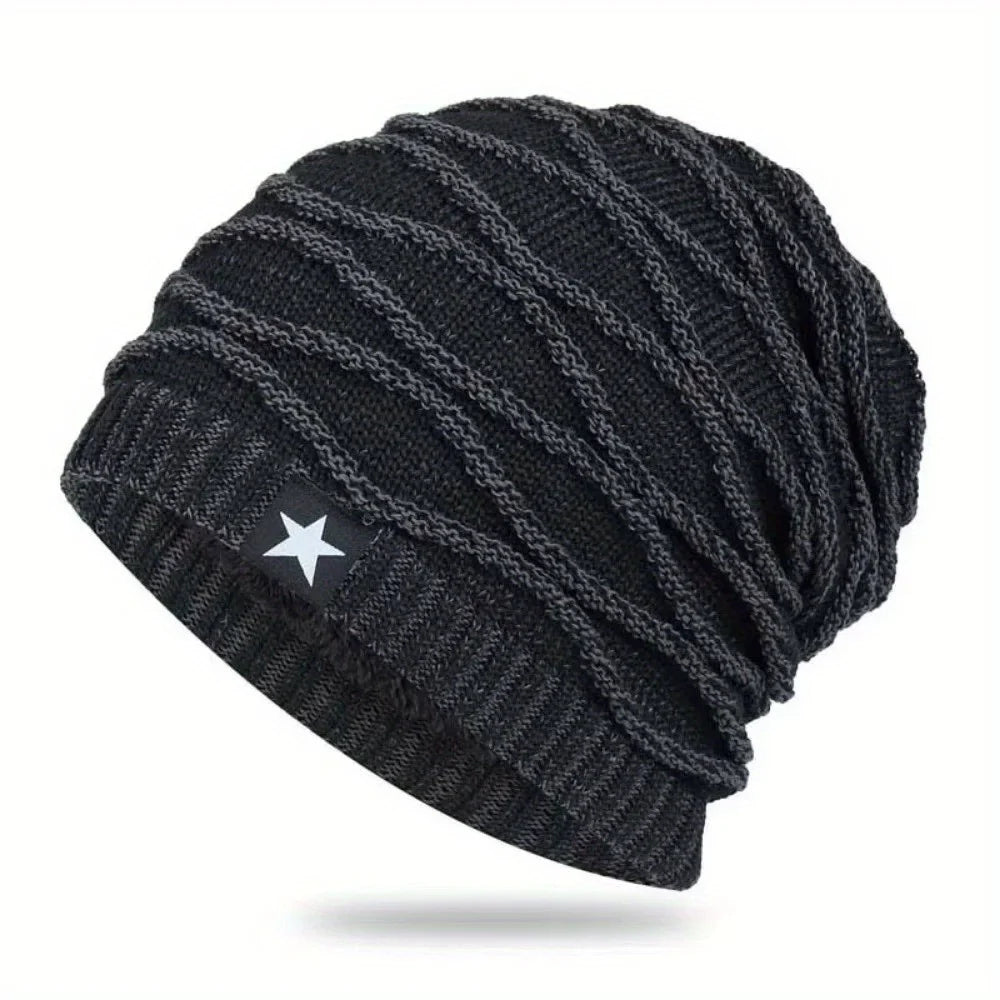 Warm Fuzzy Slouch Beanie for Men Women