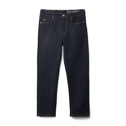 Durable Dark Wash Men's Jeans - Classic Regular Fit