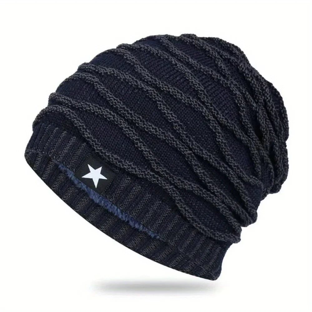 Warm Fuzzy Slouch Beanie for Men Women